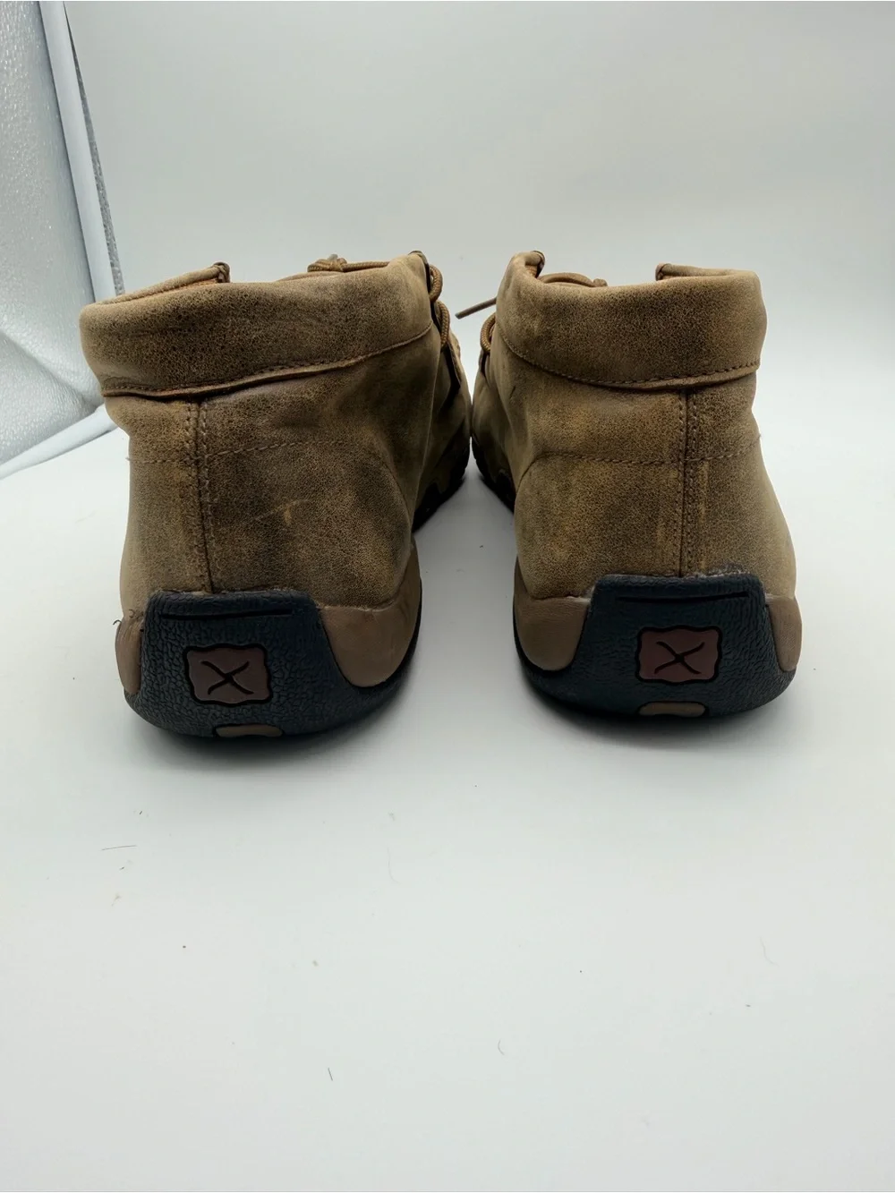 Men's Suede Chukka Moccasin Boots - Brown Size 10